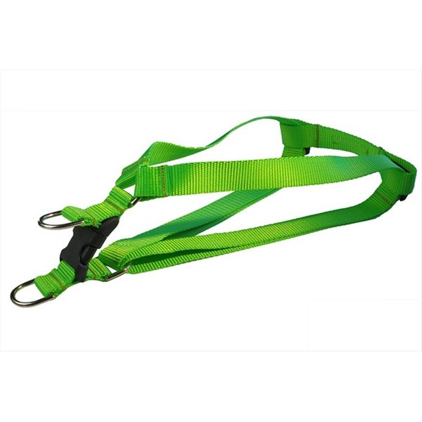 Flyfree Nylon Webbing Dog HarnessNeon Green Small FL511082